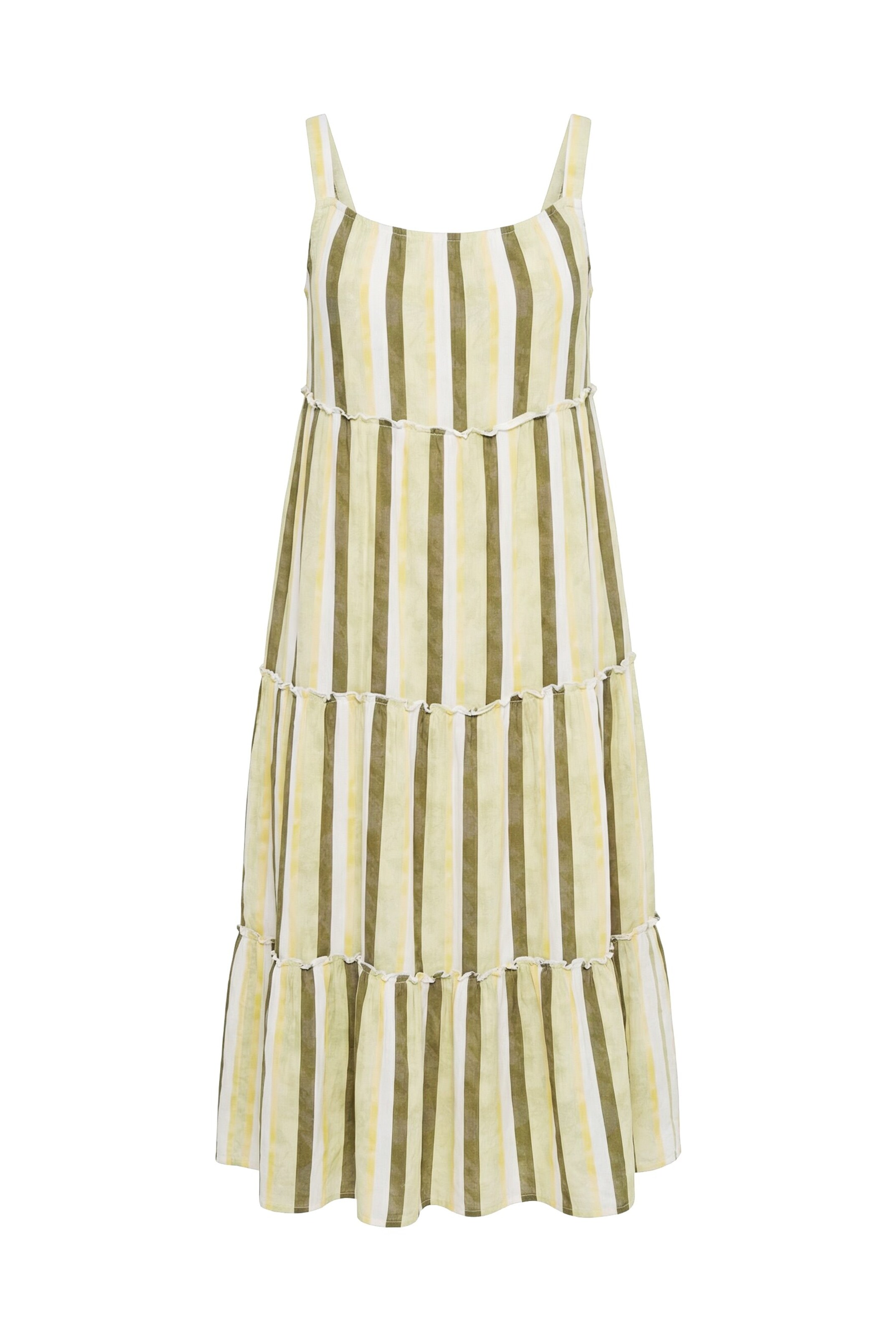 Ulla Popken Midikleid in Weiß: Vorderseite