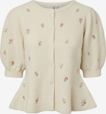 PIECES Neuletakki 'PCSILLY' värissä beige: etupuoli