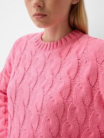 Pull-over Bershka en rose