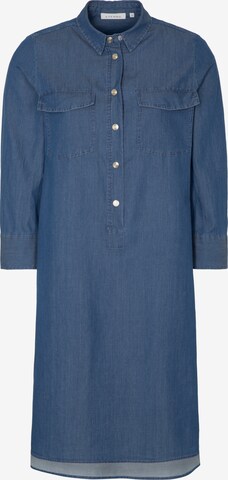 ETERNA Shirt Dress in Blue: front