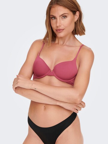 T-shirt Reggiseno 'Tracy' di ONLY in rosa