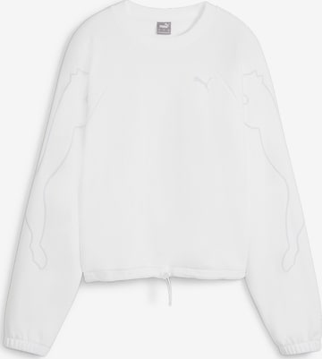 PUMA Sportief sweatshirt 'MOTION ' in Wit: voorkant
