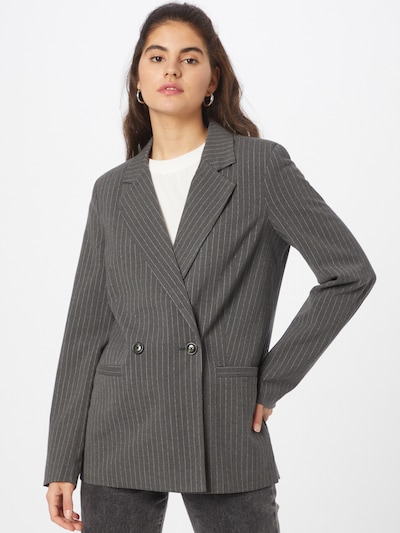 VILA Blazer 'Mauve' in Dark grey / White, View model