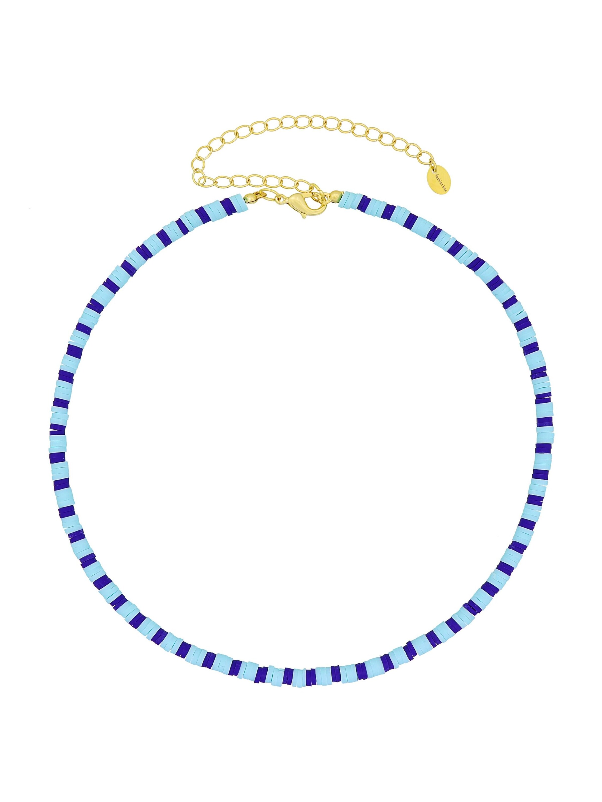 Fashionbox Necklace in Blue: front