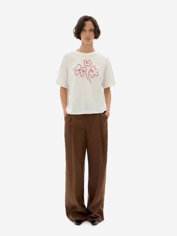 Thinking MU T-shirt 'Lucia' i beige