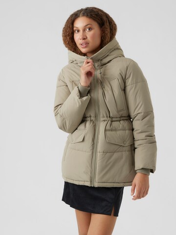 VERO MODA Vinterjacka 'ELANOR' i beige: framsida