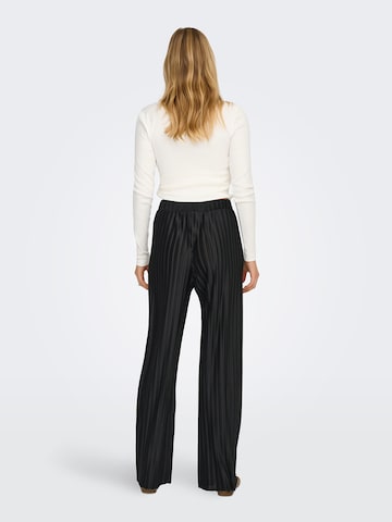 Wide Leg Pantalon 'ONLBISA' ONLY en noir