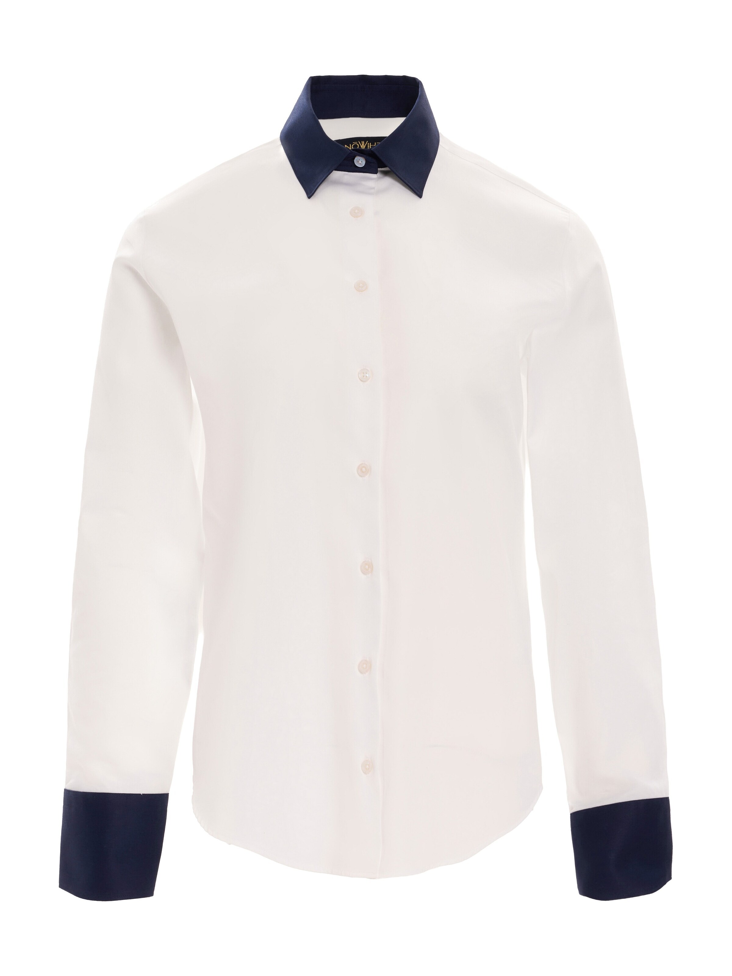 NOWIHT Blus 'Yolande' i vit: framsida