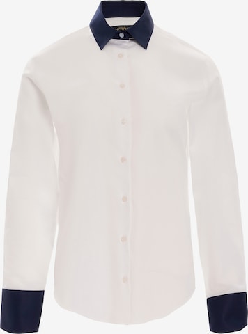 Camicia da donna 'Yolande' di NOWIHT in bianco: frontale