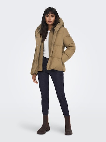 ONLY Winter jacket 'New Sydney Sara' in Brown