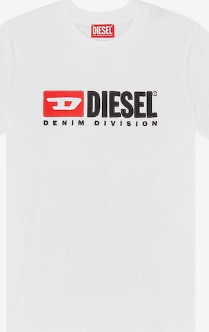 T-shirt DIESEL en blanc : devant