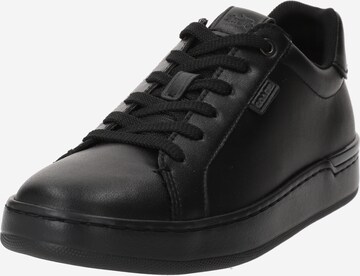 Baskets basses COACH en noir : devant