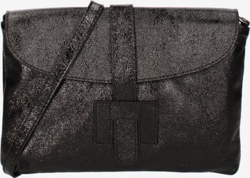 Pochette 'Pochette Donna Vera Pelle Laminato - Tracolla Regolabile' di Viola Castellani in nero: frontale