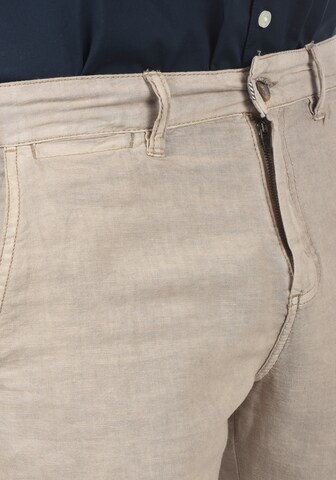 !Solid Regular Shorts in Beige