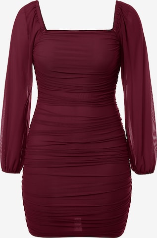 Imily Bela Jurk in Rood: voorkant