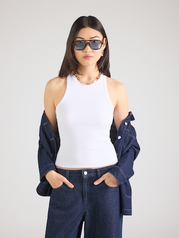 ABOUT YOU Top 'Anian' in Grey: front