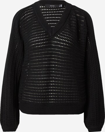 Pullover 'FABULOUS' di VERO MODA in nero: frontale