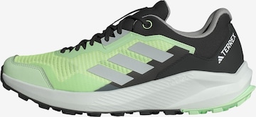 ADIDAS TERREX Running Shoes 'Trailrider' in Green: front