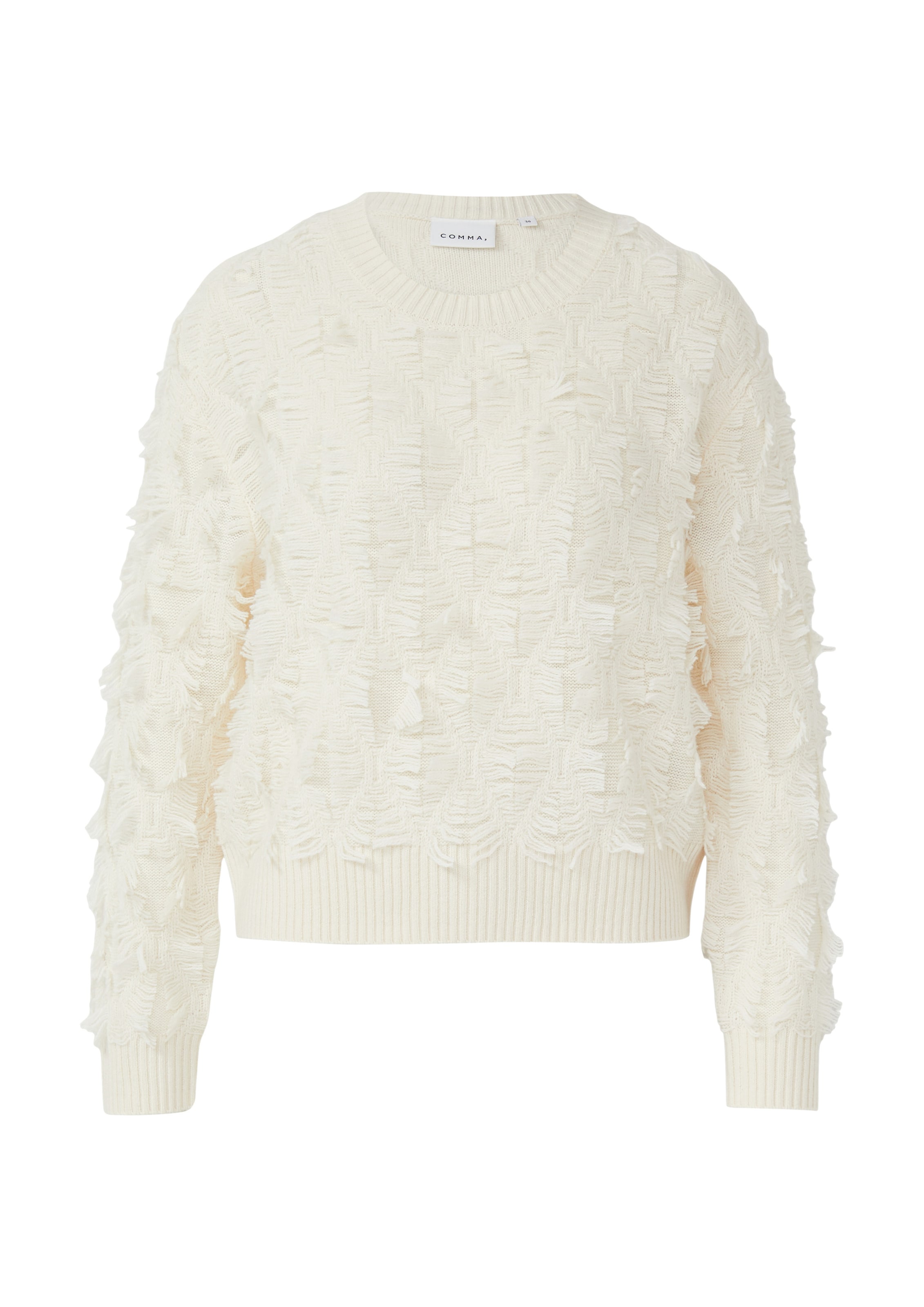 COMMA Trui in Beige: voorkant