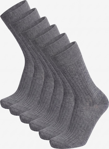 Ciocca Socken in Grau: Vorderseite