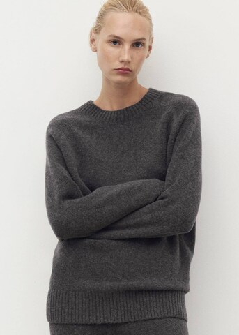 MANGO Pullover 'Camiloc' in Grau: Vorderseite