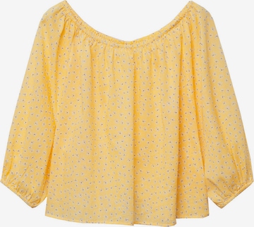 MANGO Blouse 'Pia' in Yellow: front