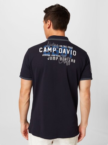 CAMP DAVID Tričko – modrá