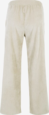 Wide Leg Pantalon Cartoon en beige