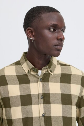 BLEND - Regular Fit Camisa 'BHBUSTER' em verde