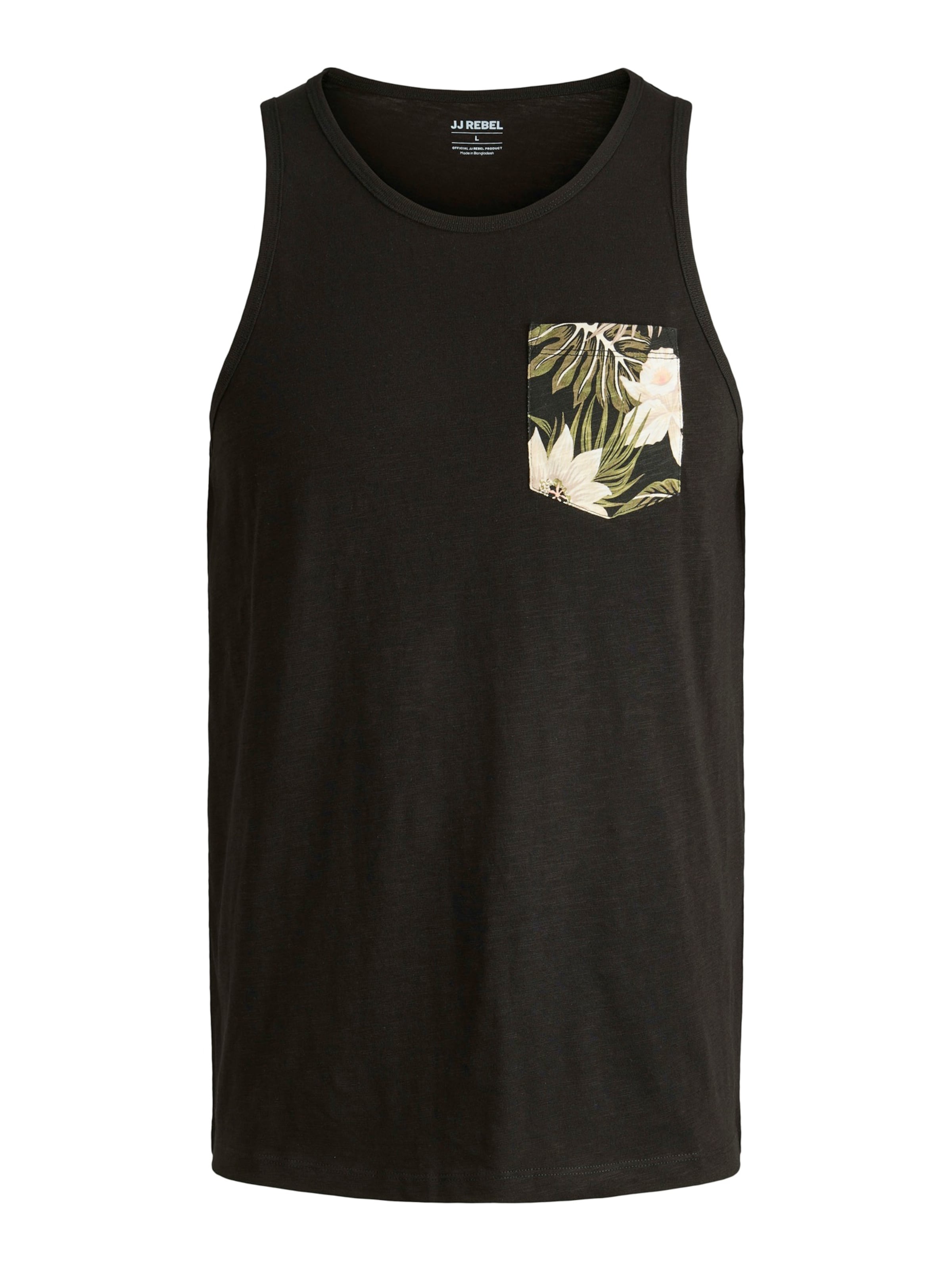 JJ Rebel Póló 'JREBRUSSEL' - fekete: elől