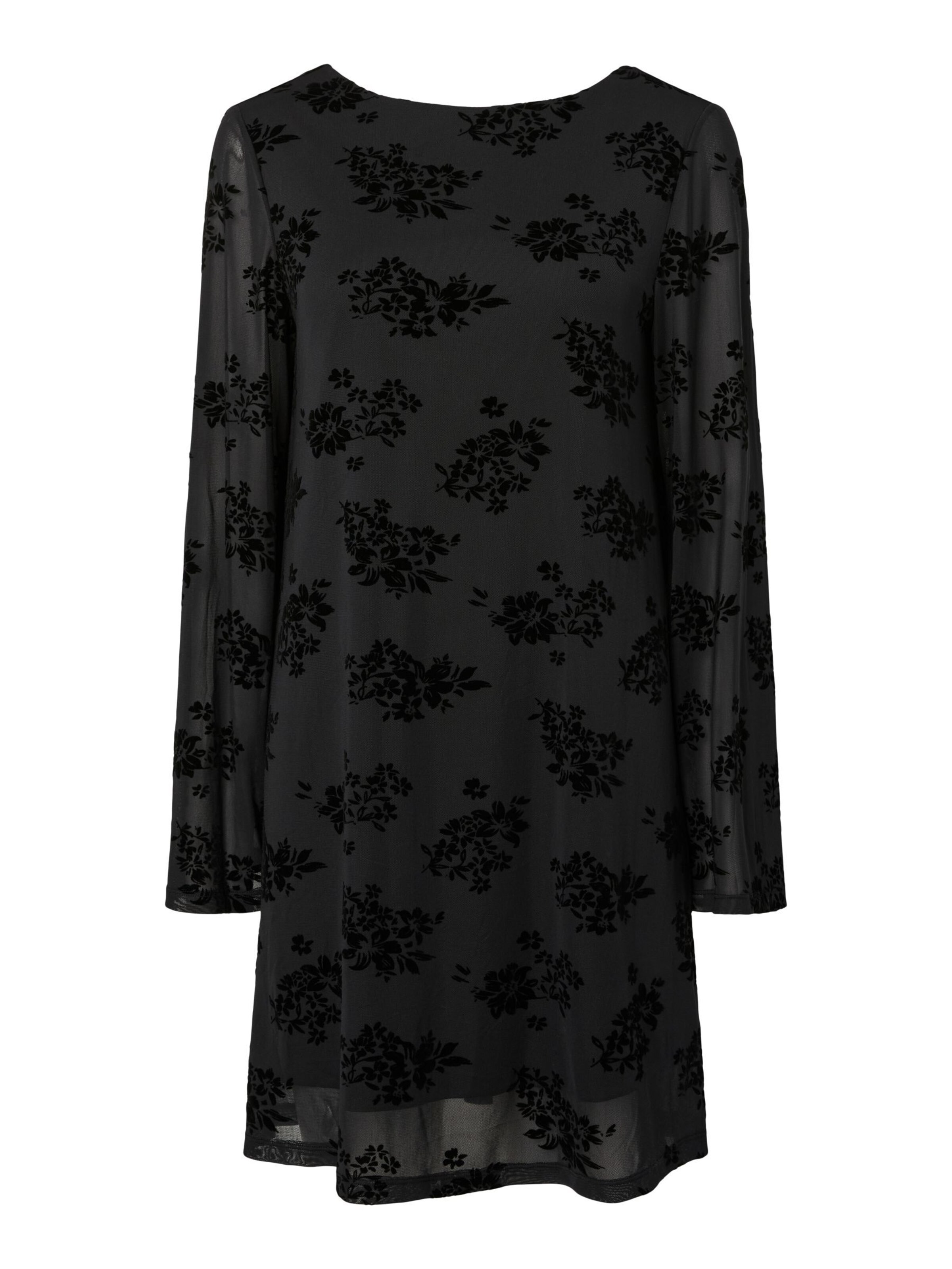 PIECES Kleid in schwarz, Produktansicht