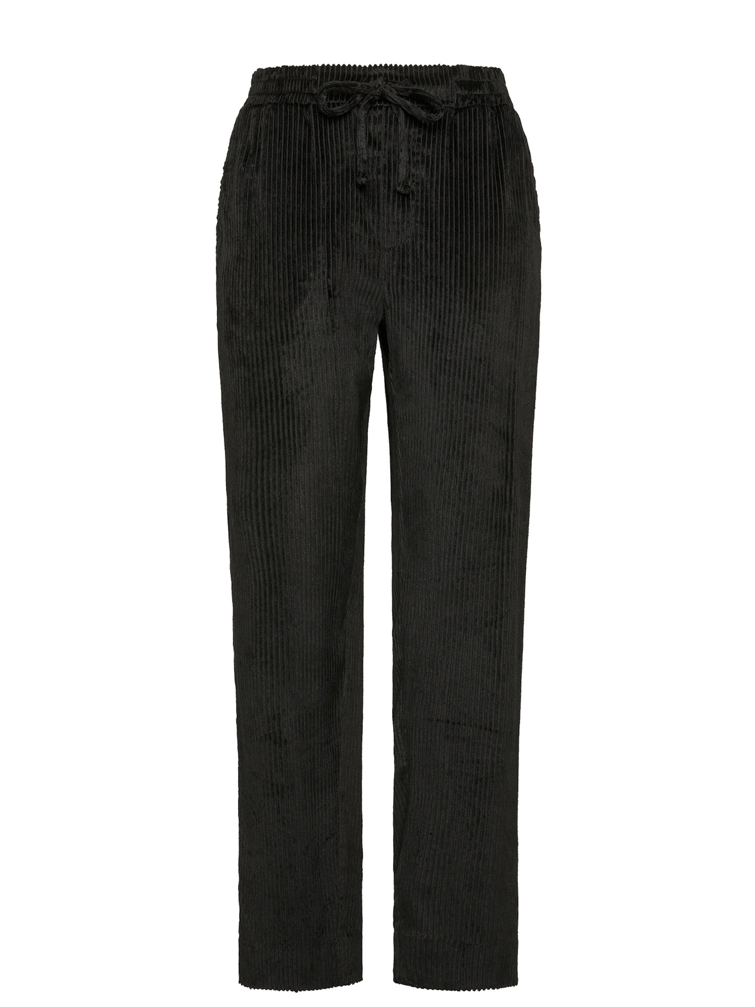 DEHA Slimfit Hose in Schwarz: Vorderseite