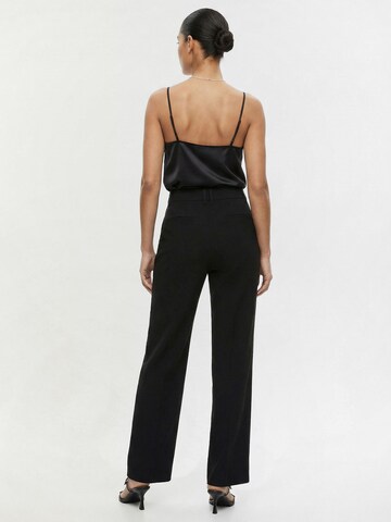 Everly Regular Панталон с ръб в черно