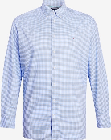 Tommy Hilfiger Big & Tall Regular fit Button Up Shirt in Blue: front