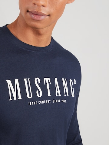 Tricou 'Asheville' de la MUSTANG pe albastru