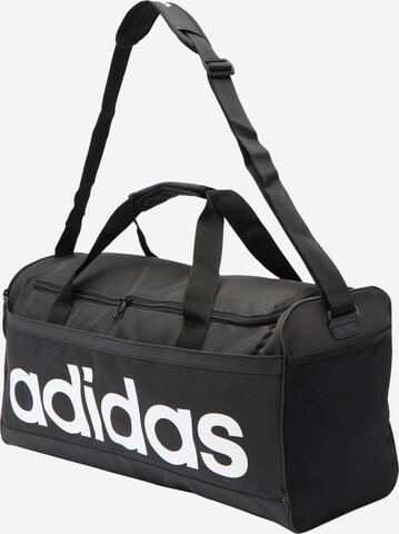 Geantă sport 'Essentials Linear Medium' de la ADIDAS SPORTSWEAR pe negru