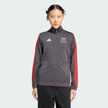 ADIDAS PERFORMANCE Sportsweatjacke 'Audi Formula One Team DNA' in Schwarz: Vorderseite