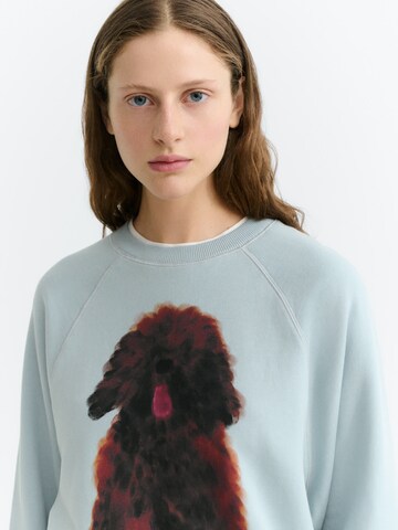 Felpa 'Bonnie' di Thinking MU in blu: frontale