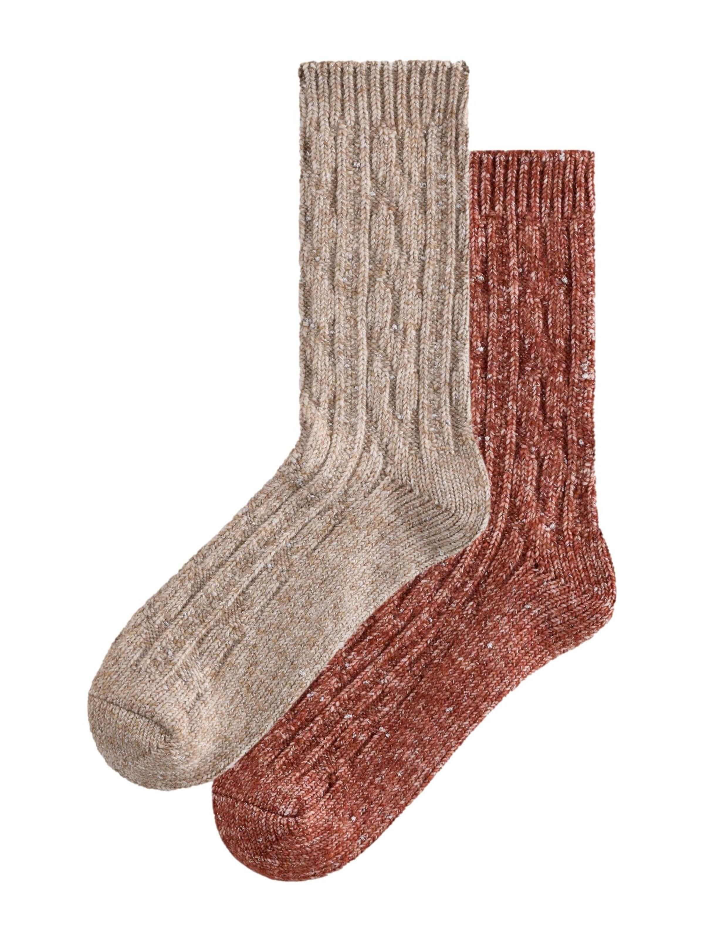 Next Socks in Beige: front