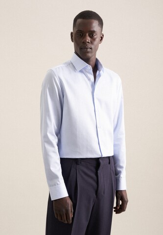 SEIDENSTICKER Regular fit Business shirt 'Maskuline Ästhetik' in Blue: front