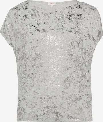 s.Oliver Red Label Plus Shirt in Grijs: voorkant