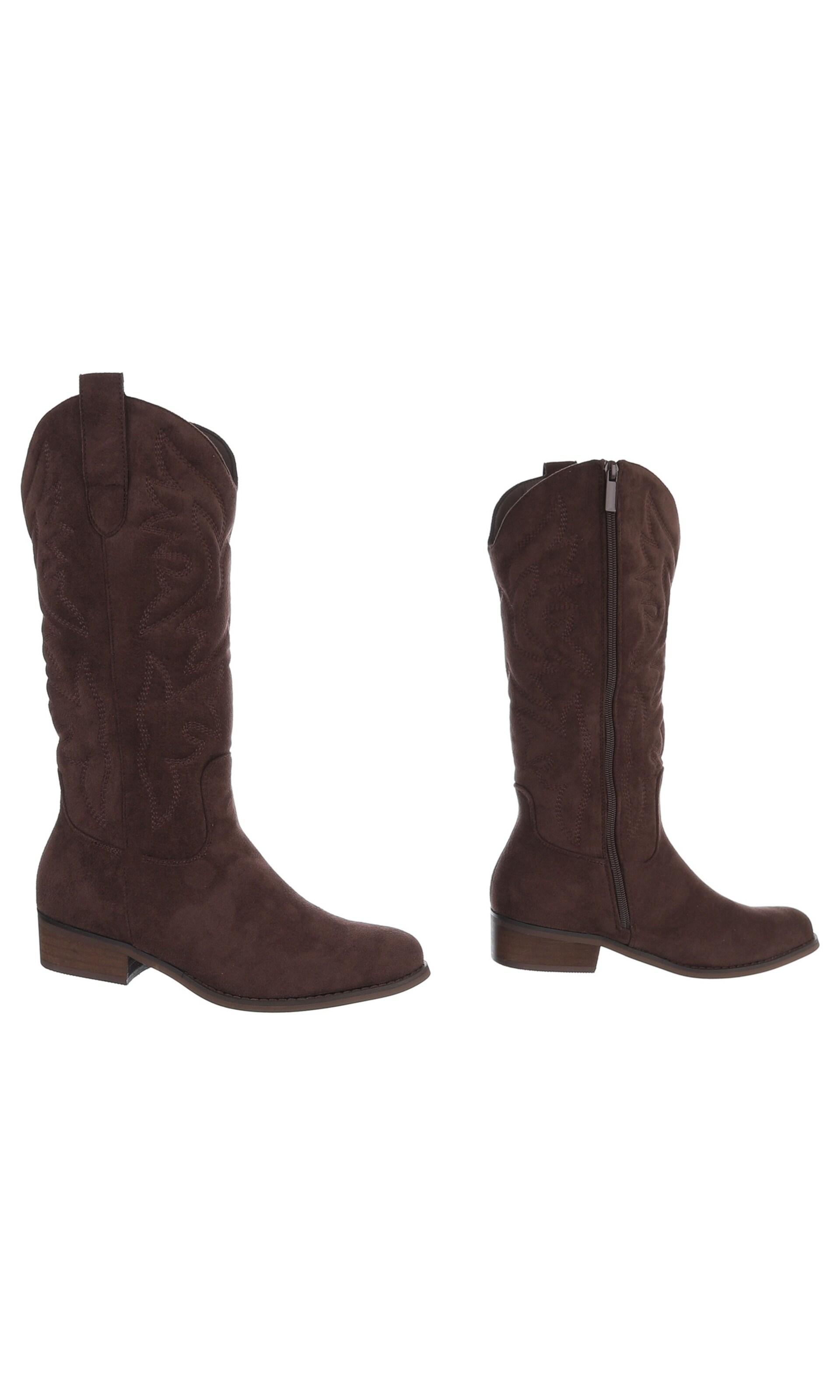 Ital-Design Cowboy Boots in Brown
