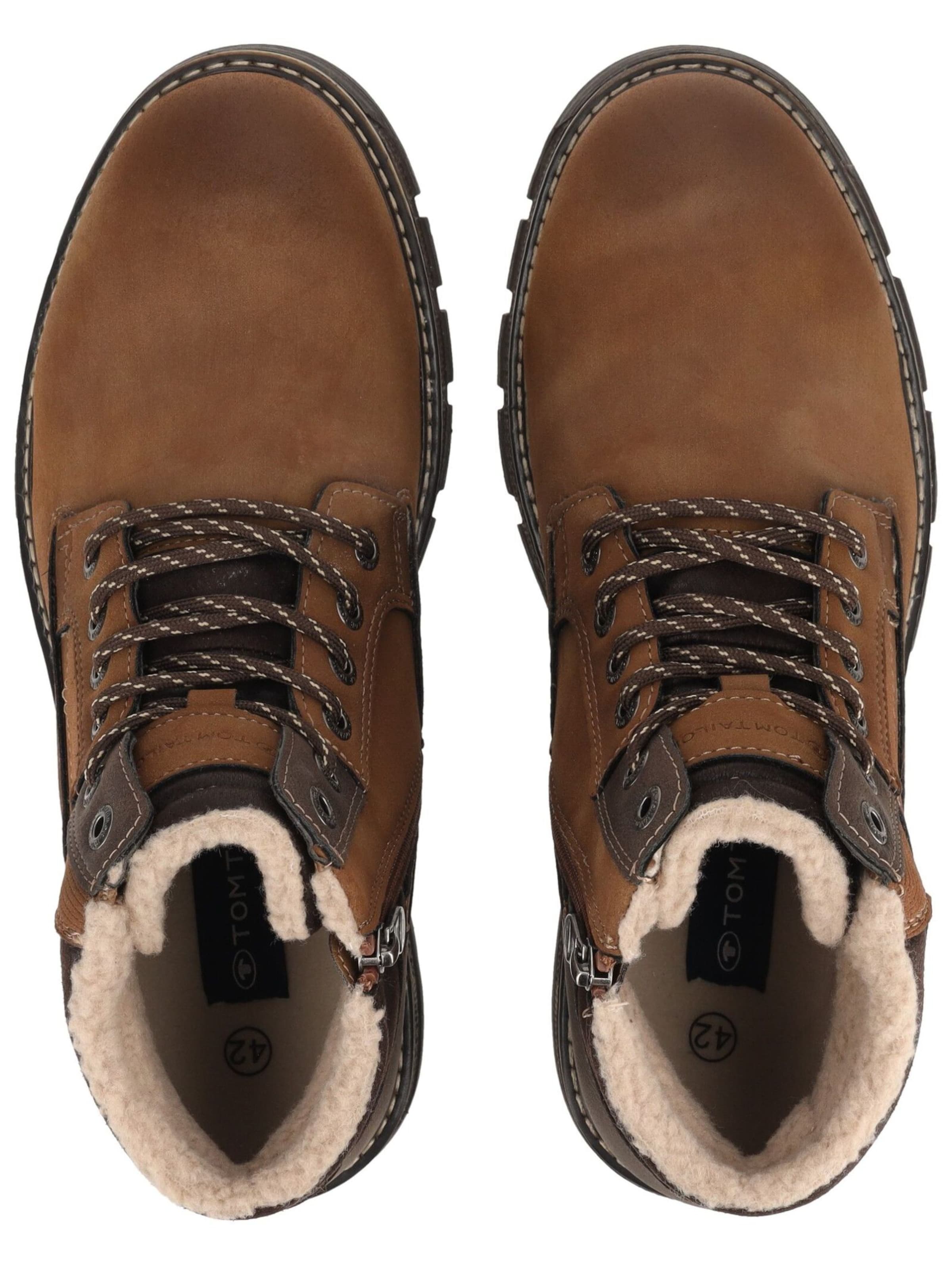 Boots stringati di TOM TAILOR in marrone