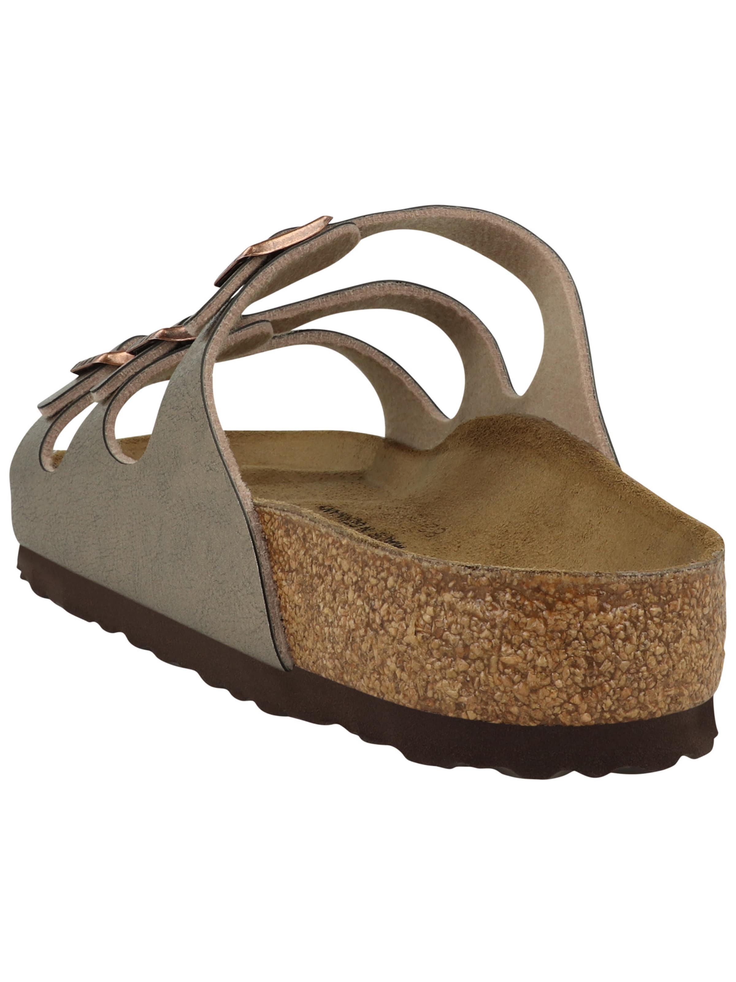 BIRKENSTOCK - Sapato aberto 'Florida' em castanho