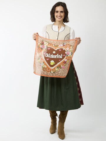 CODELLO Traditional shawl in Brown