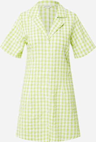 MonkiKošulja haljina - zelena boja: prednji dio