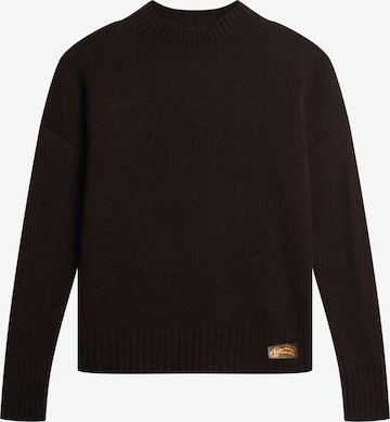 Superdry Sweater 'Essential' in Brown: front