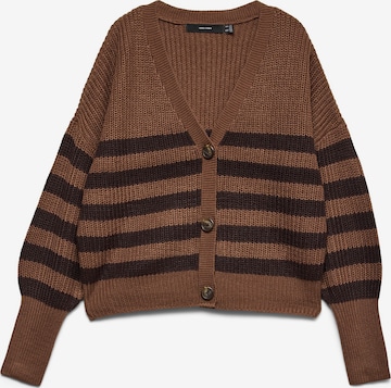 VERO MODA Neuletakki 'VMLEA' värissä ruskea: etupuoli