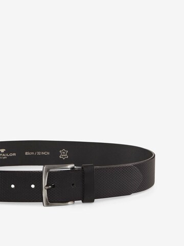 TOM TAILOR Belt 'Will' in Black