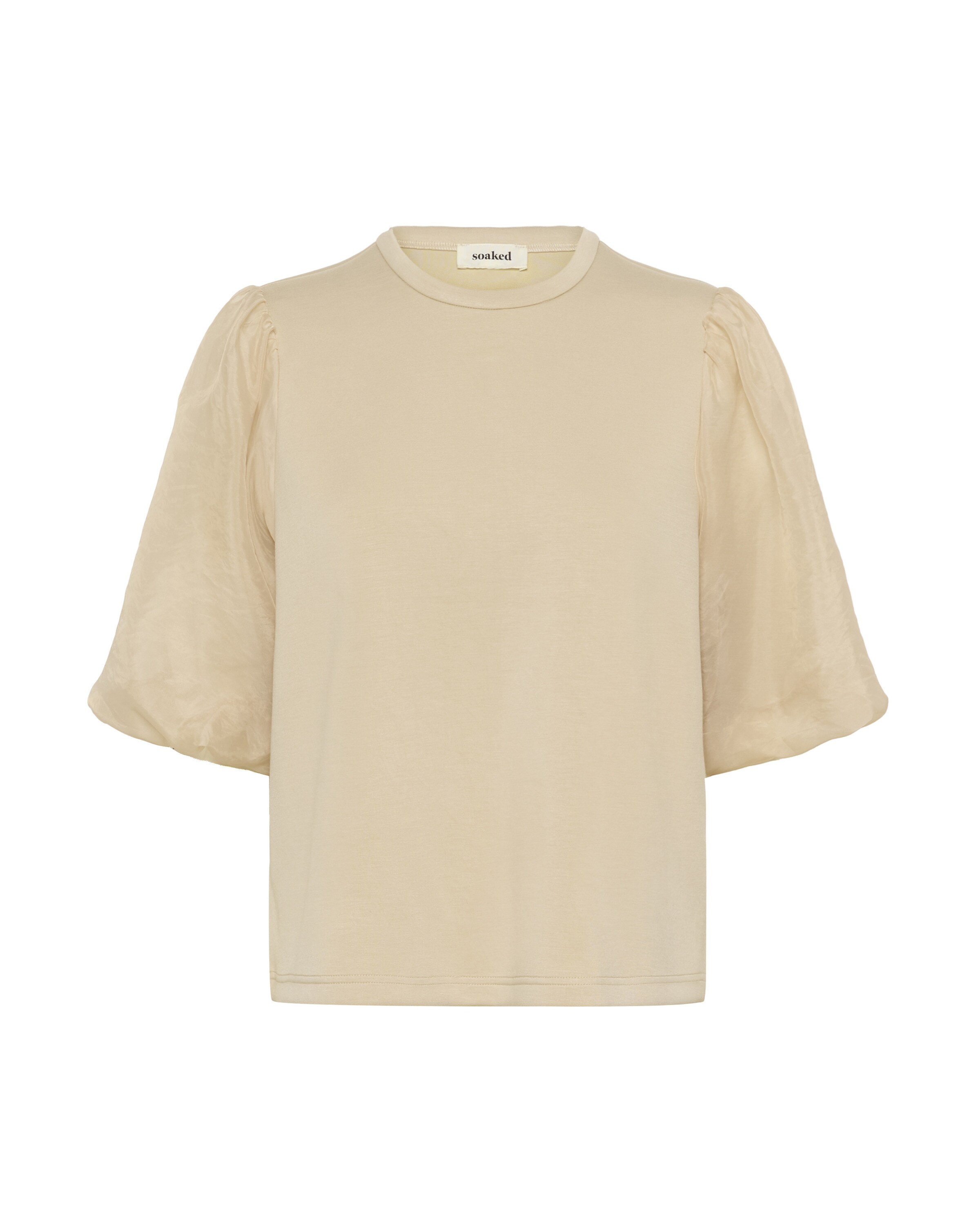 SOAKED IN LUXURY Blouse 'SLMarigold' in Beige: front